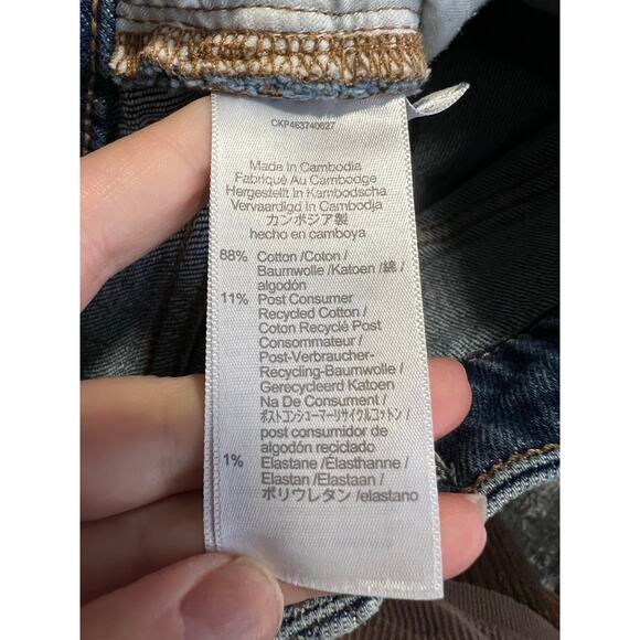 Madewell Women's The Petite Curvy Perfect Vintage Jean in Heathcote Wash SZ 31P - Picture 10 of 14